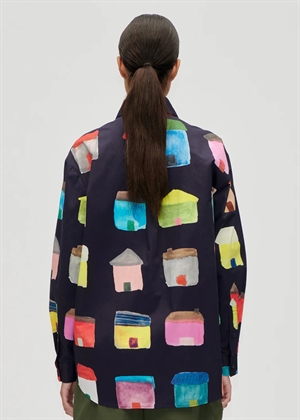 Pocket oversized midweight cotton skjorte Refugios Stine Goya 
